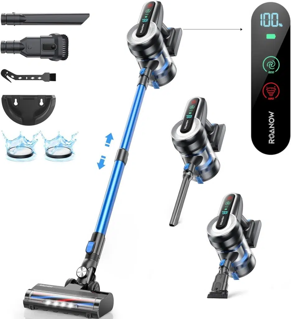 Cordless Vacuum Cleaner with LED Display