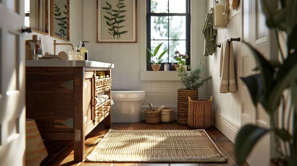 Farmhouse Bathroom rugs