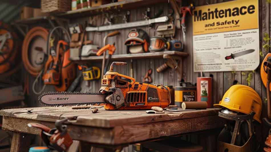 Safety and Maintenance of chainsaws