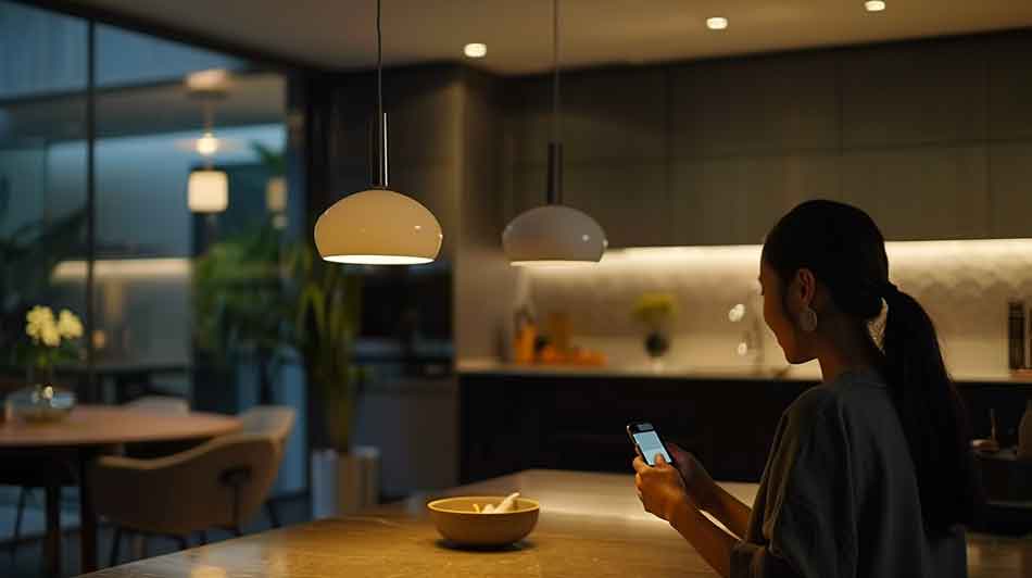 Smart dining room Lighting