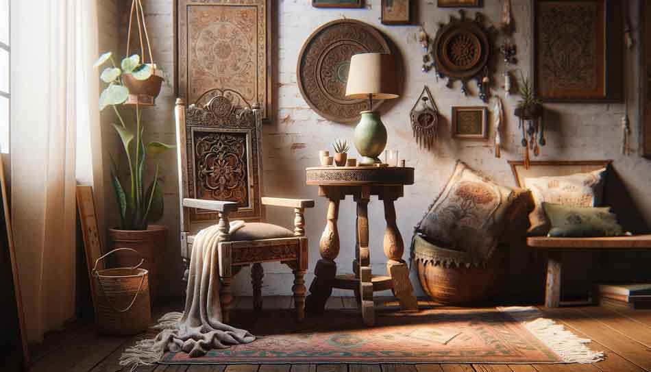 Boho Home Decor vintage furniture finds