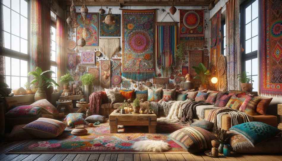 Boho Home Decor art and tapestries