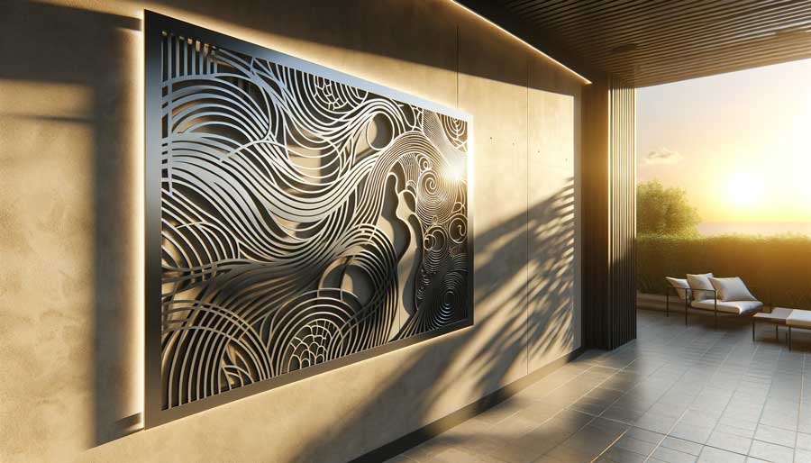 Moderna metal wall art