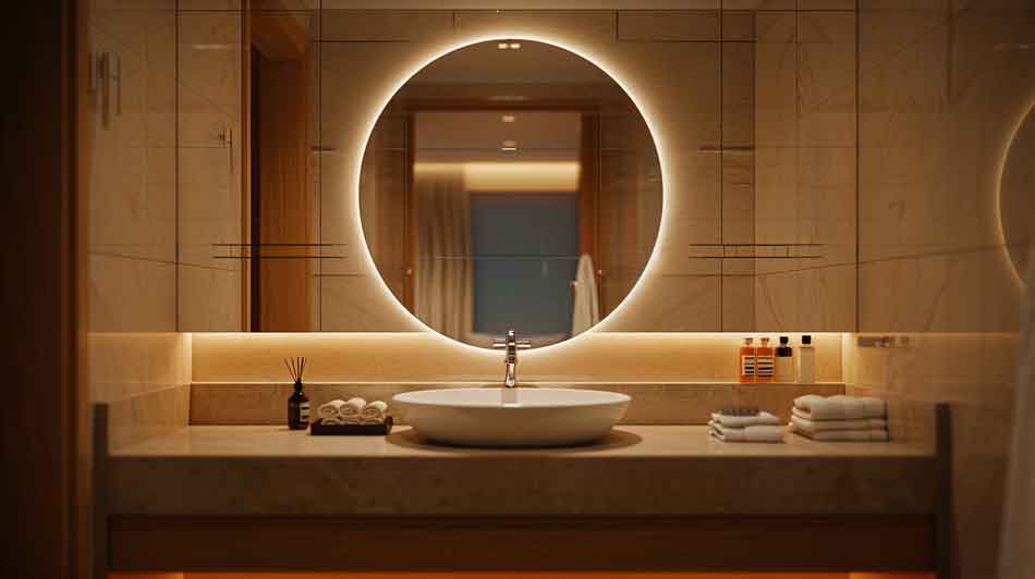 Round Bathroom Mirror
