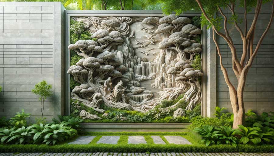 three dimensional sculptural wall art
